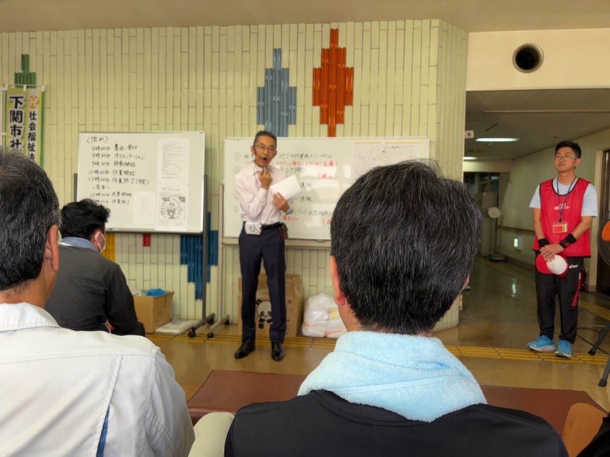 下関市災害ボランティア活動のご報告